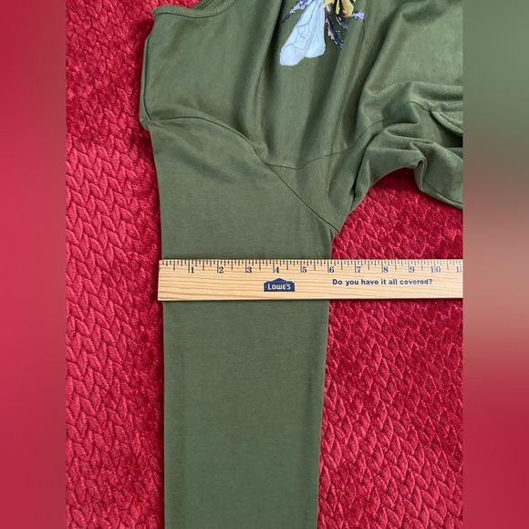 JiaMa Let it be Long Sleeve Loose Pocket Oversize Tunic Dress with Pockets M - Picture 10 of 13